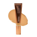 YENSA Skin on Skin BC Foundation Makeup - CC Cream, BB Cream & Full Coverage Foundation-In-One - Buildable, Radiant Finish with SPF 40, Hyaluronic Acid, Peptides & 8 SuperBlacks - Tan Golden (1 oz)