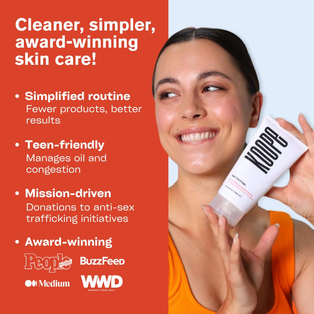 Koope Middleweight Moisturizer Face Cream, For All Skin Types, Balanced Hydration with Hyaluronic Acid, Baobab Oil, Anti-Pollution Shield, Free of Parabens, Sulphates & Fragrances, Vegan, 1.69 FL OZ