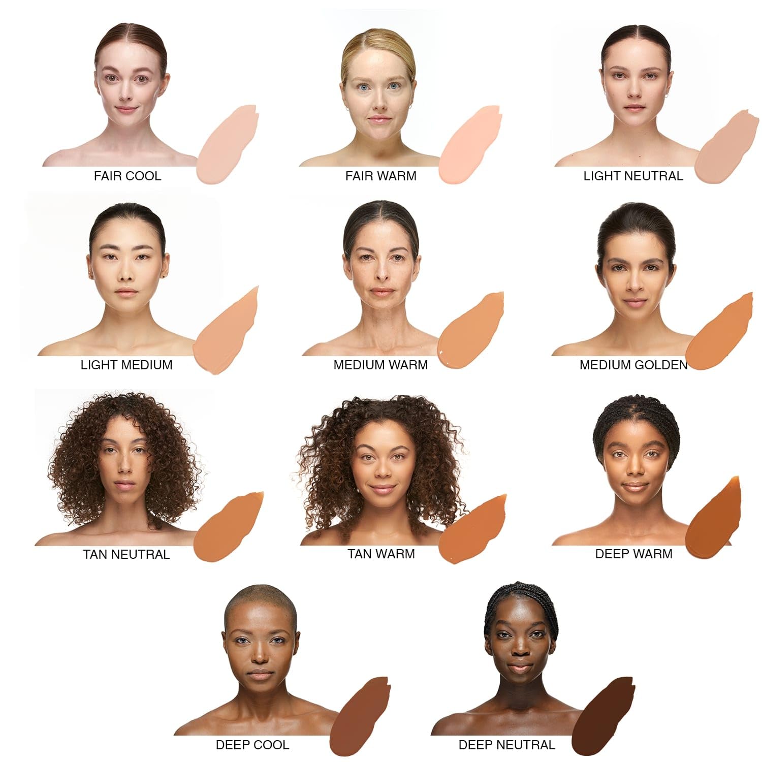 YENSA Skin On Skin BB + CC Full Coverage Concealer - Color Correcting Serum Concealer - Creaseless & Brightening Formula with Hyaluronic Acid & Superfood Complex - Deep Neutral (0.34 Fl oz)